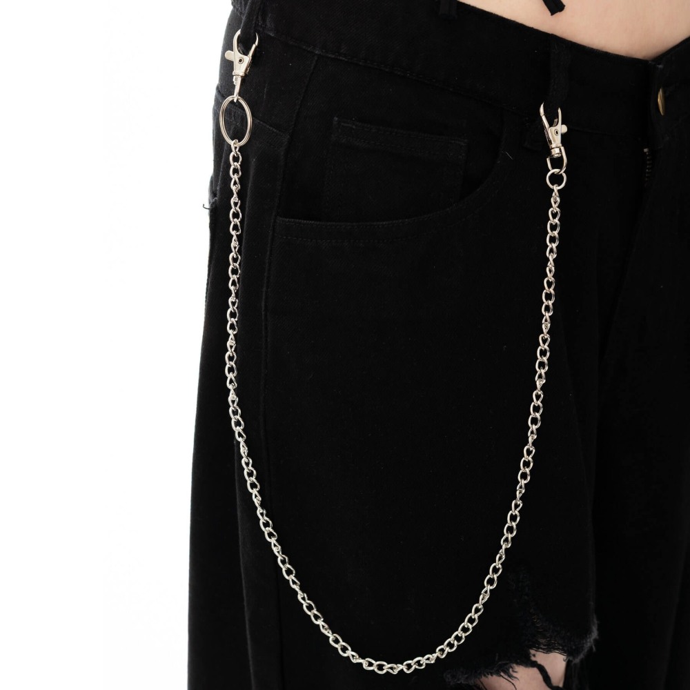 Poizen Industries - Shadowlink Chain (60Cm) Portemonneeketting/broekketting - Zilverkleurig